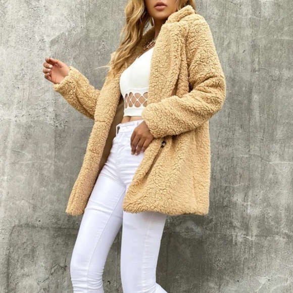 New Teddy  jacket button up - Picture 4 of 7